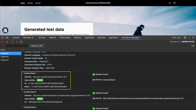 Track cartId on the frontend and join with order data