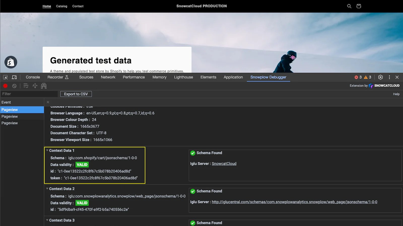 Spåra cartId på framsidan och koppla samman med orderdata