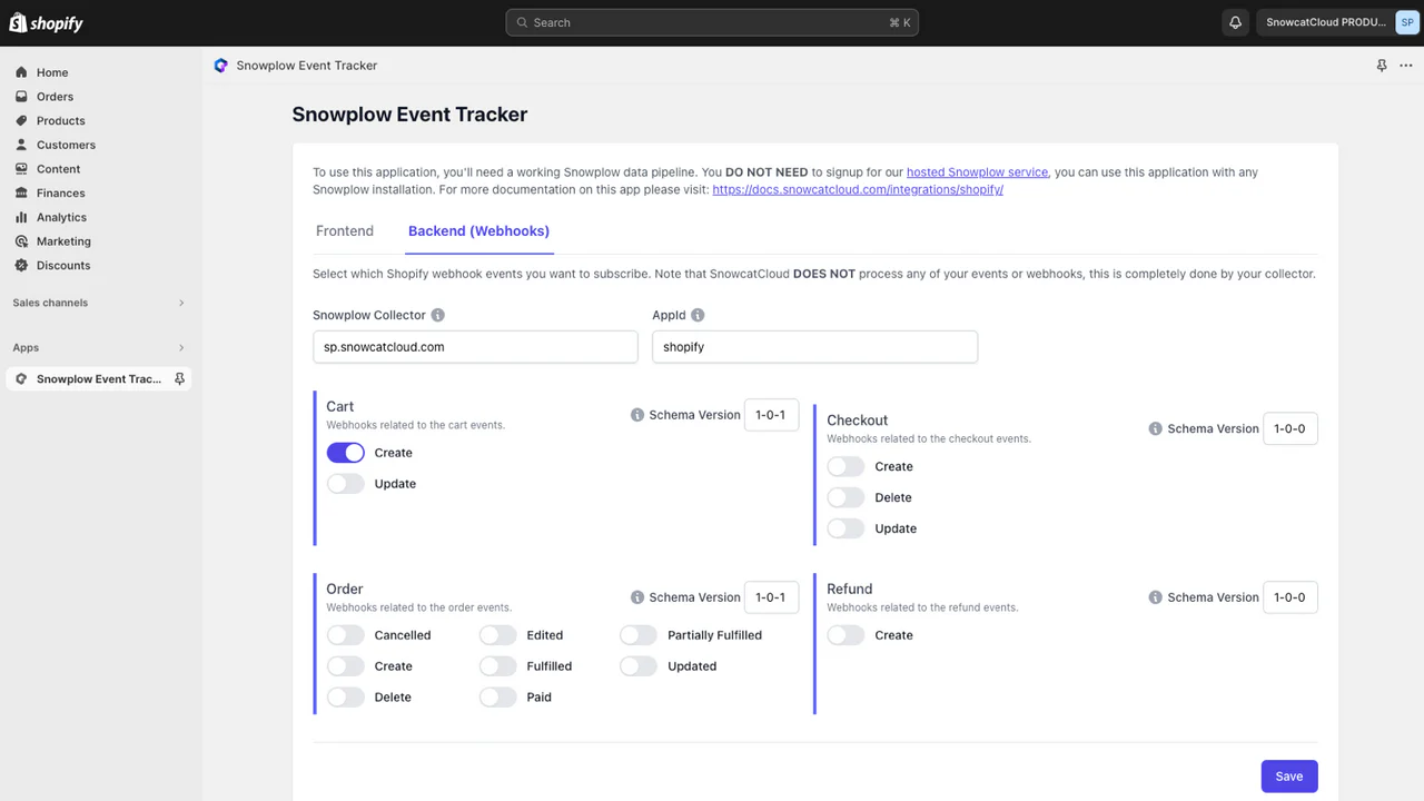 Webhook-Ereignisse