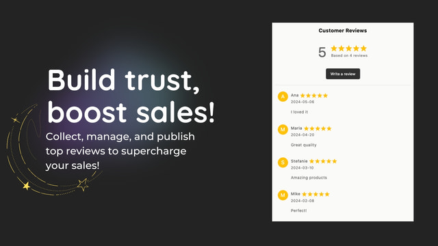 Build trust, boost sales!