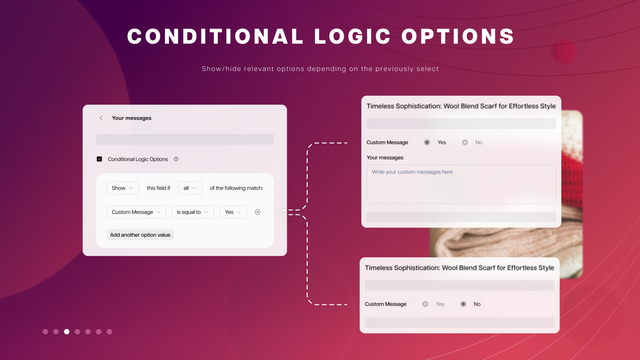 Conditional logic options