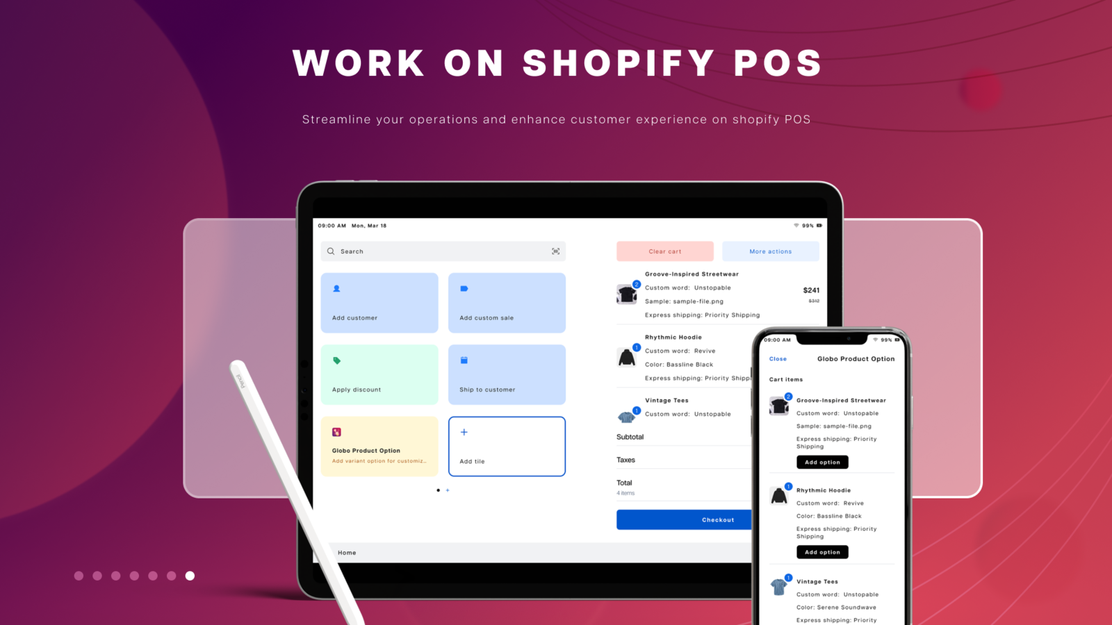 Práce na Shopify POS