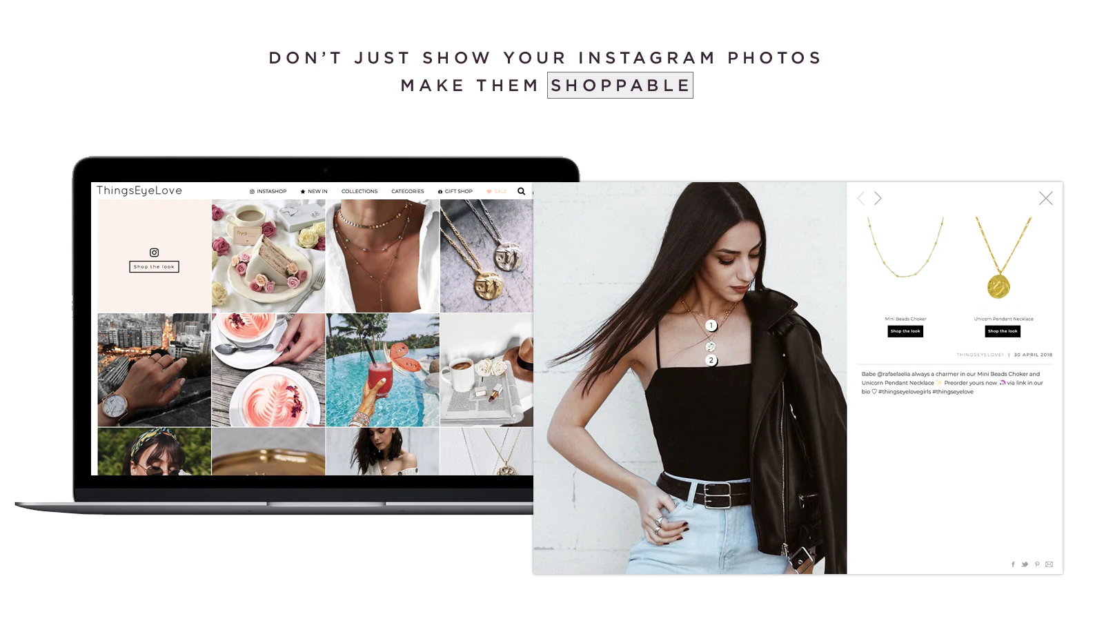 Opret et Shopable Instagram-galleri