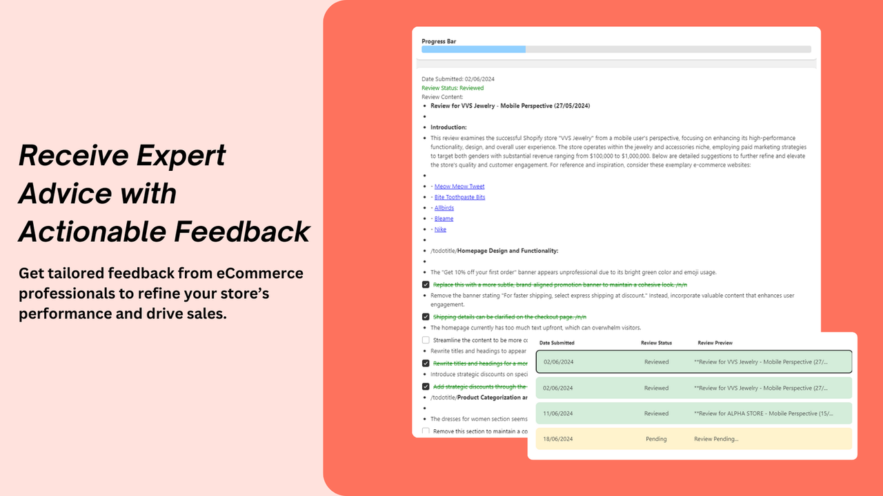 Modtag Ekspert Rådgivning med Handlingsorienteret Feedback