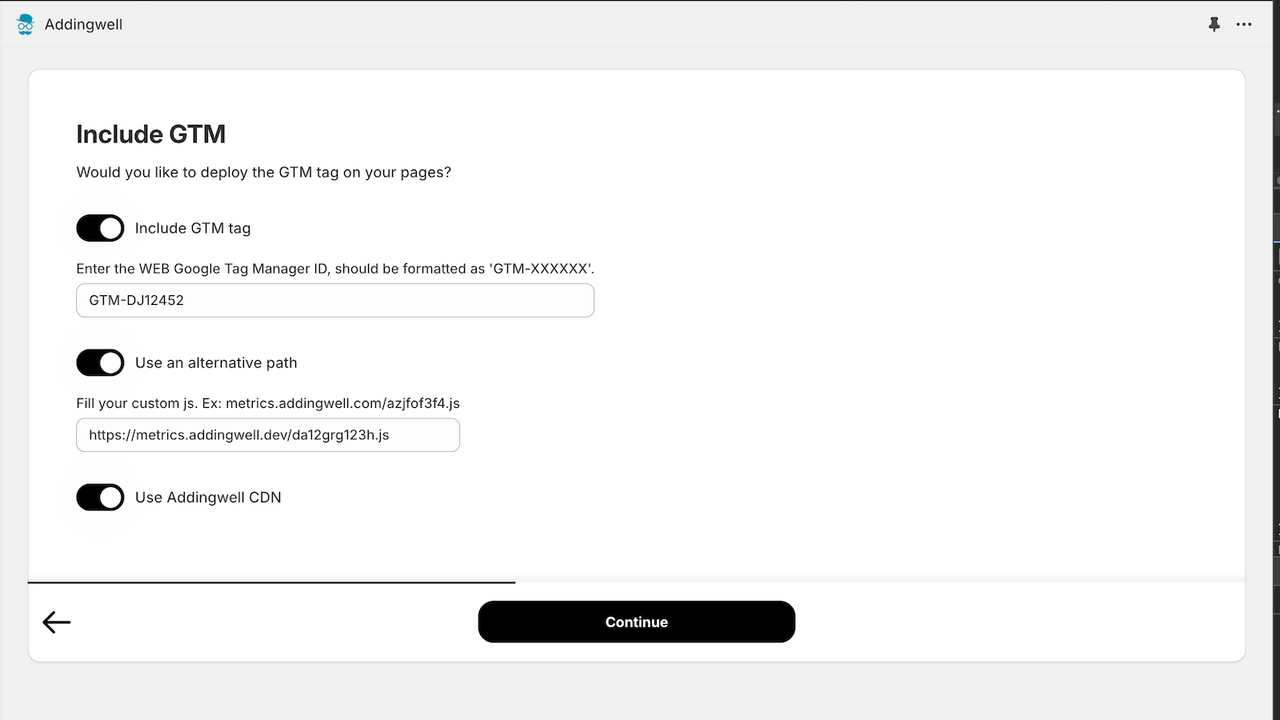 Configure GTM & DataLayer