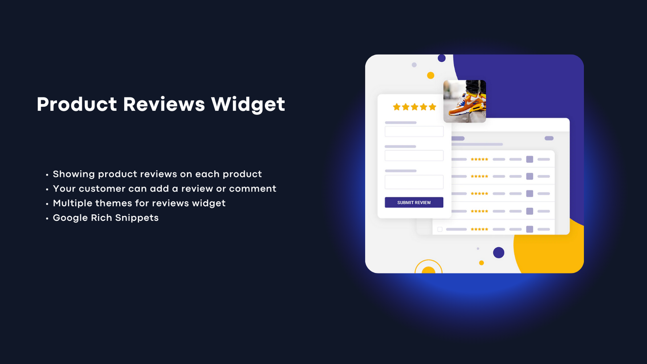 Widget d'Avis Produits