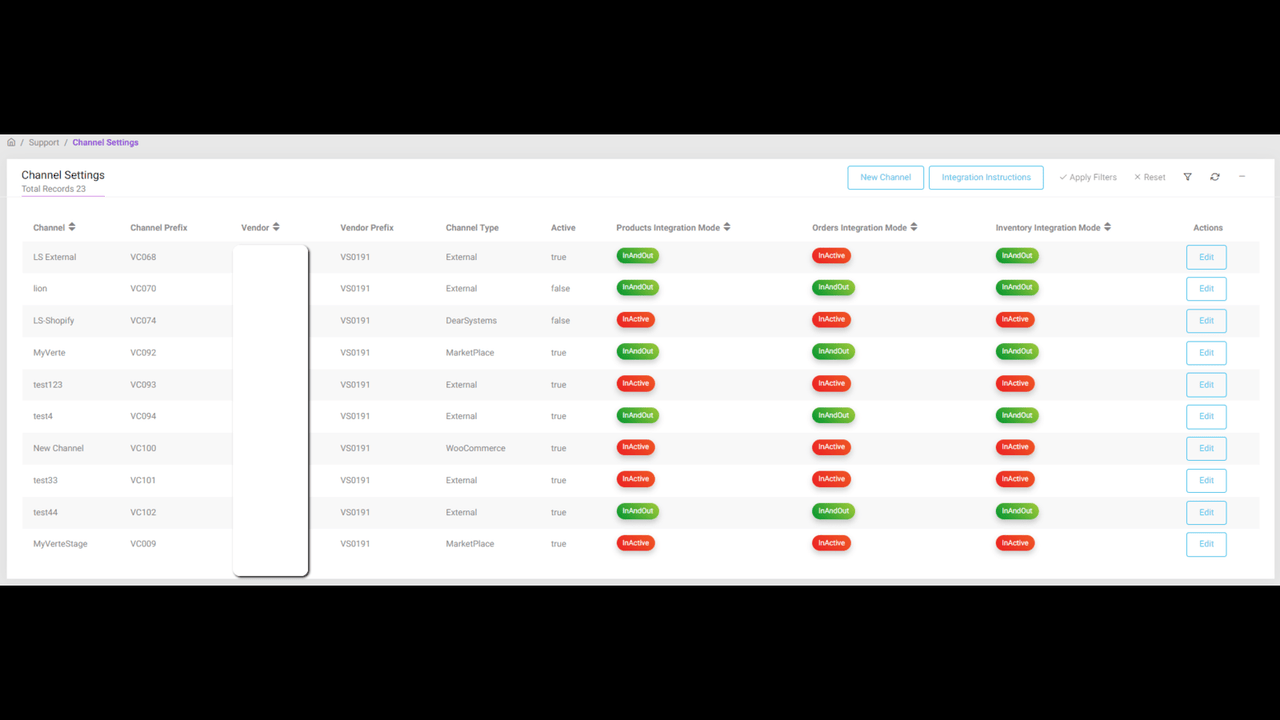 Gerencie todos os pedidos de canais a partir de uma única plataforma