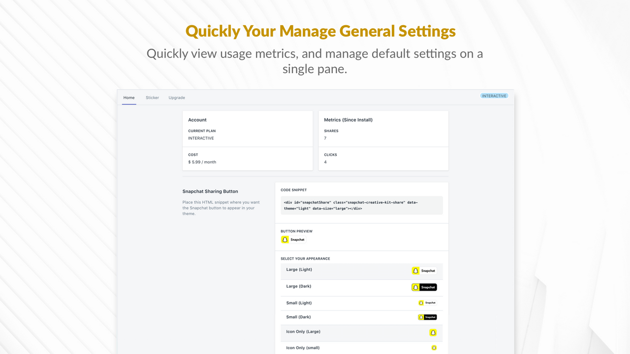 Manage all your default settings on a single pane