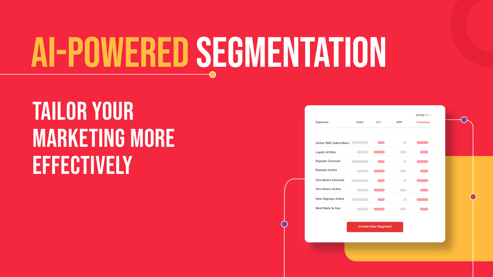 Segmentation alimentée par IA