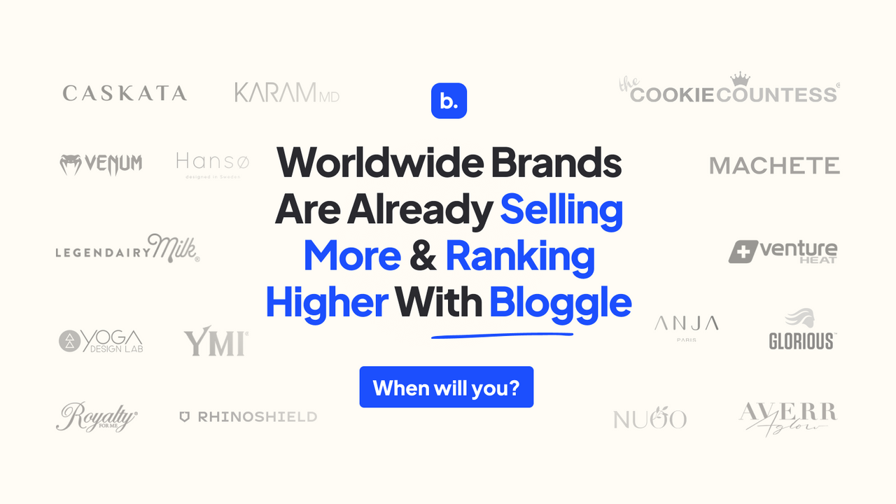 Bloggle merchants around the world