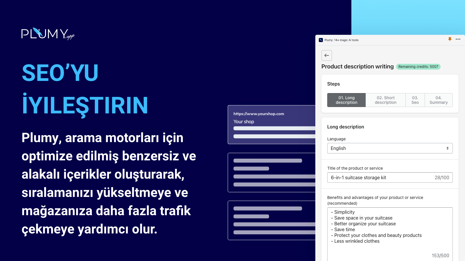 Arama motorları için optimize edilmiş içerik oluşturun (SEO)