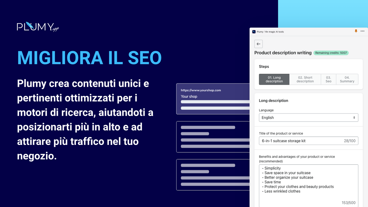 Creare contenuti ottimizzati per i motori di ricerca (SEO)