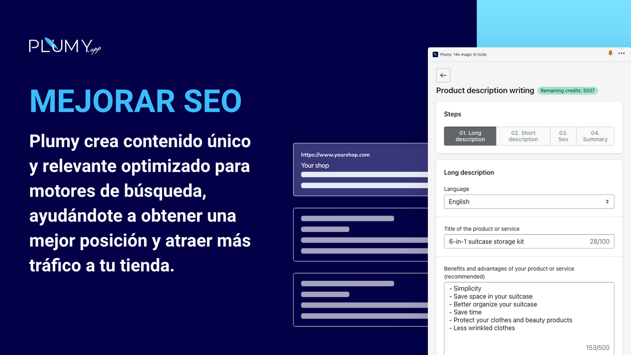 Crear contenido optimizado para motores de búsqueda (SEO)