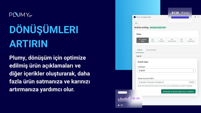 Dönüşüm için optimize edilmiş içerik oluşturun ve daha fazla sat