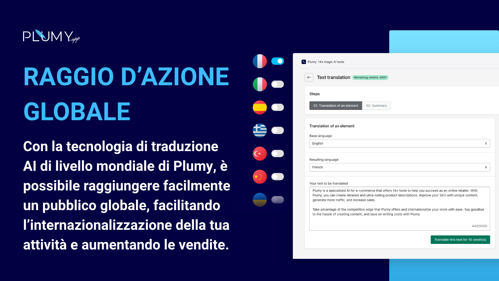 Internazionalizza la tua attività e aumenta le tue vendite.