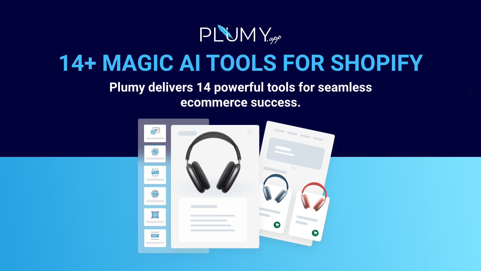 AI APP for your Online Store - 14+ magic AI tools