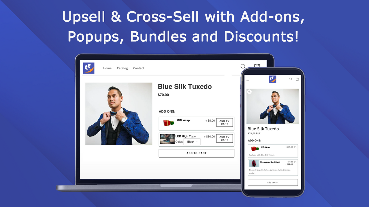 Upsell & Cross-Sell Produkt Add-Ons