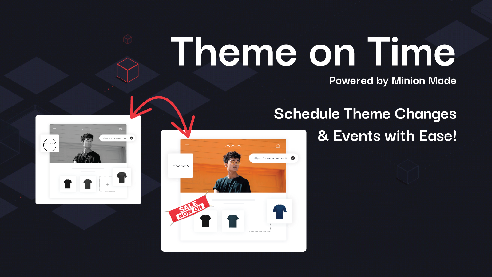 Theme on Time - Planifiez les changements de thème pour Shopify