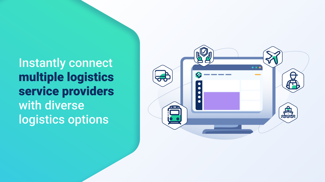 Verbinden Sie mehrere Logistikdienstleister sofort