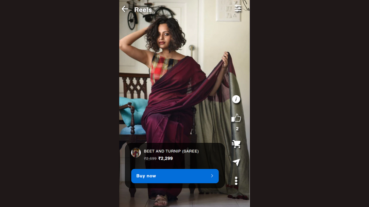 CloudReels Instagram‑like View Screenshot