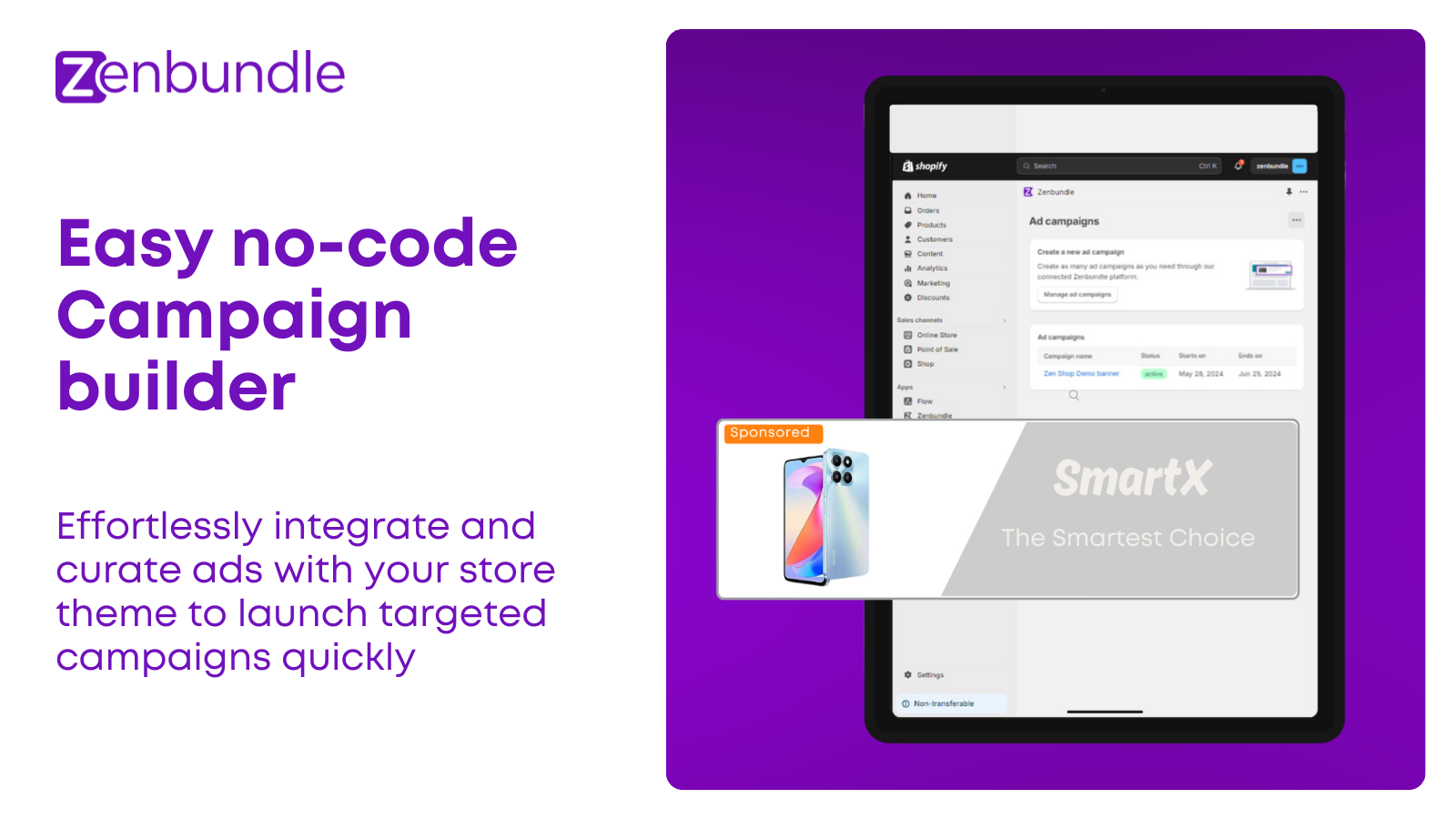 Nem annoncekampagne manager interface for hurtig detailannonceopsætning