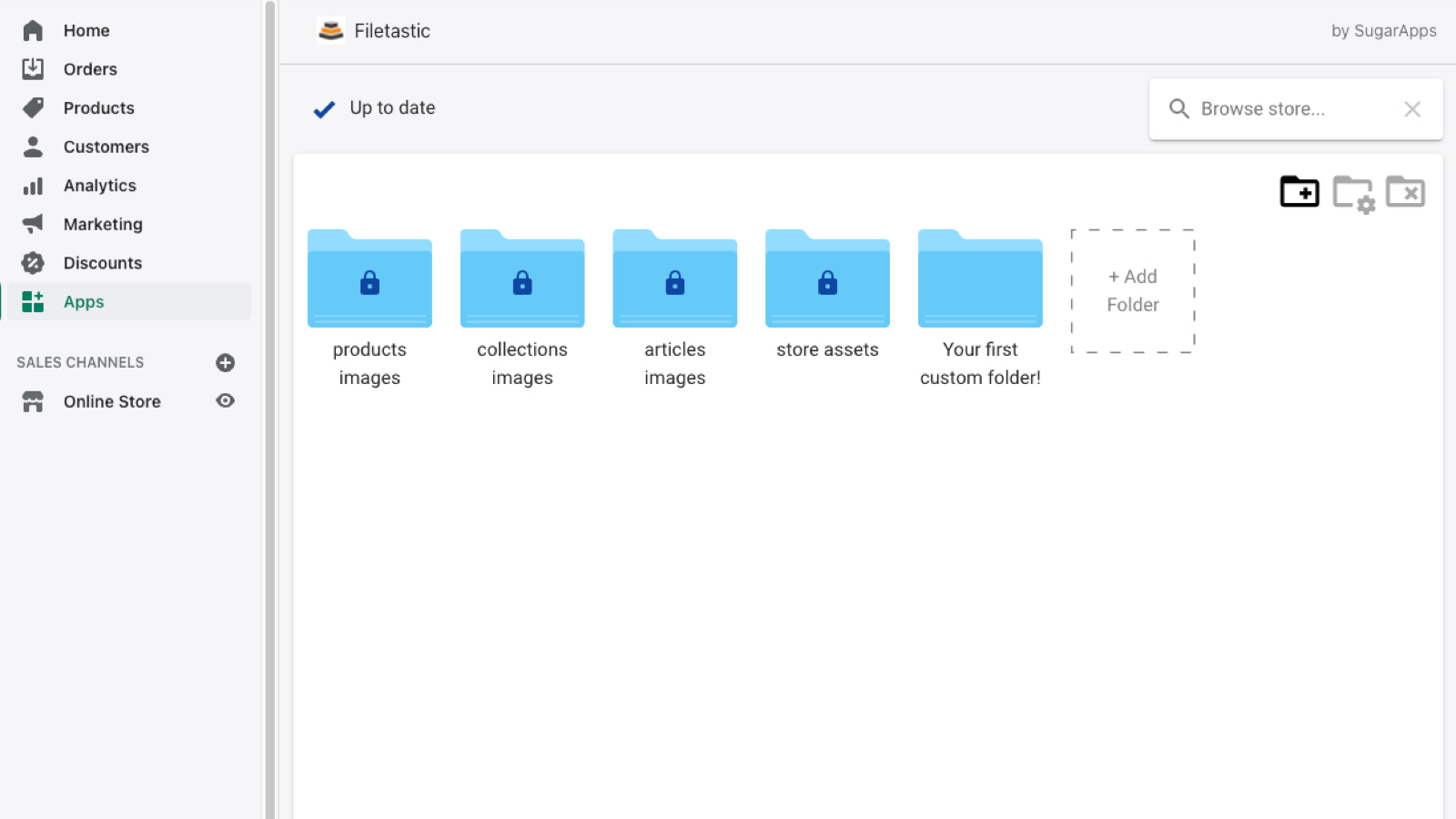 FIles and Images in folders