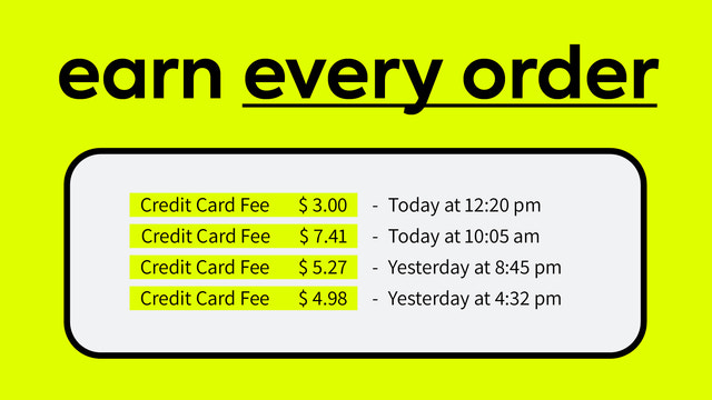 Earn Instantly - add product fees and surcharges to Shopify cart