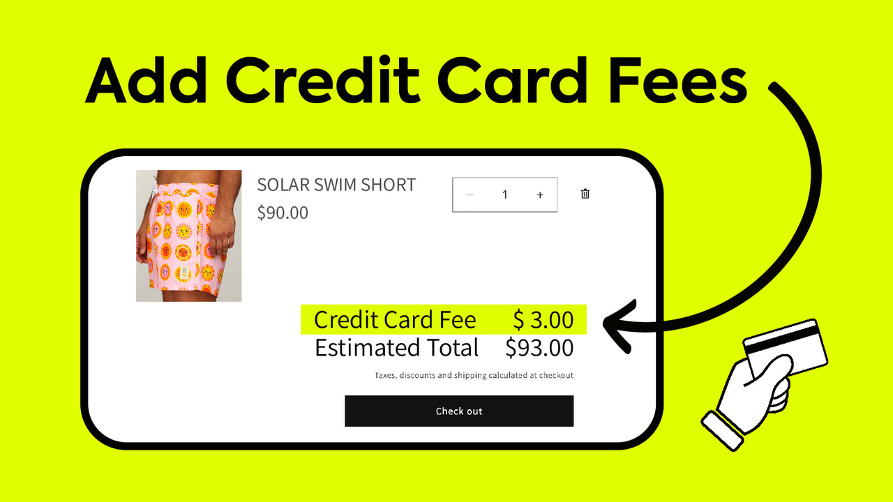 CartFee - Lägg till kreditkortsavgifter och pålägg i Shopify-kundvagnen