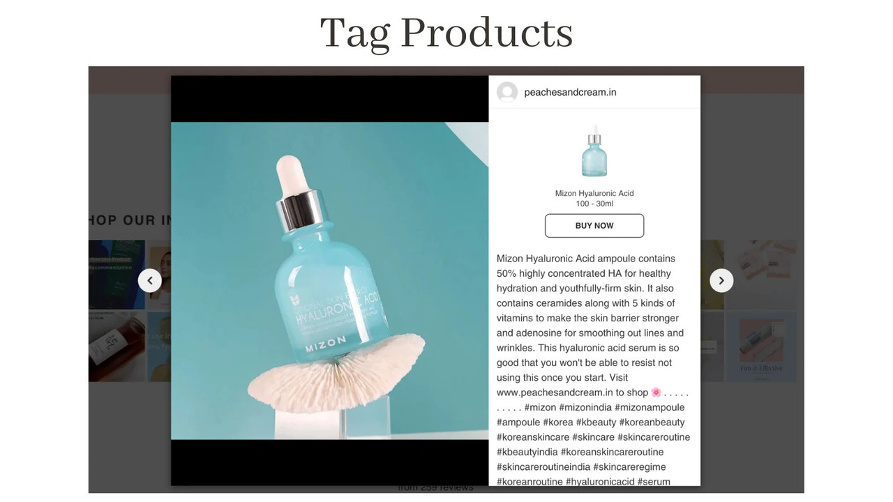 Configuração de feed para compras do Instagram na Shopify