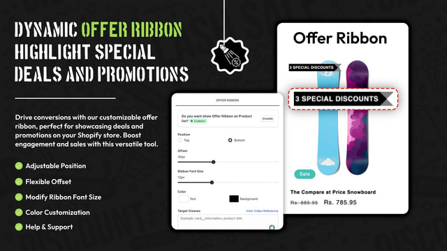 Dynamic Offer Ribbons