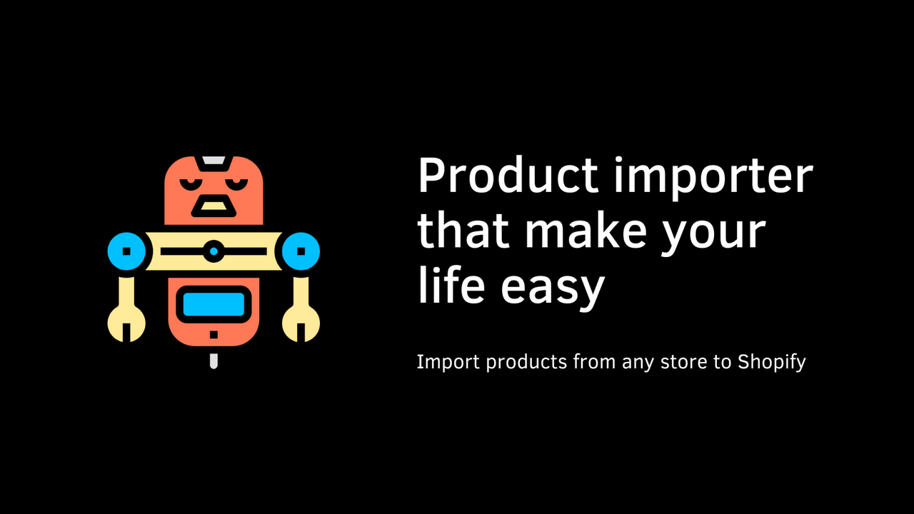 Shopify produktimportør