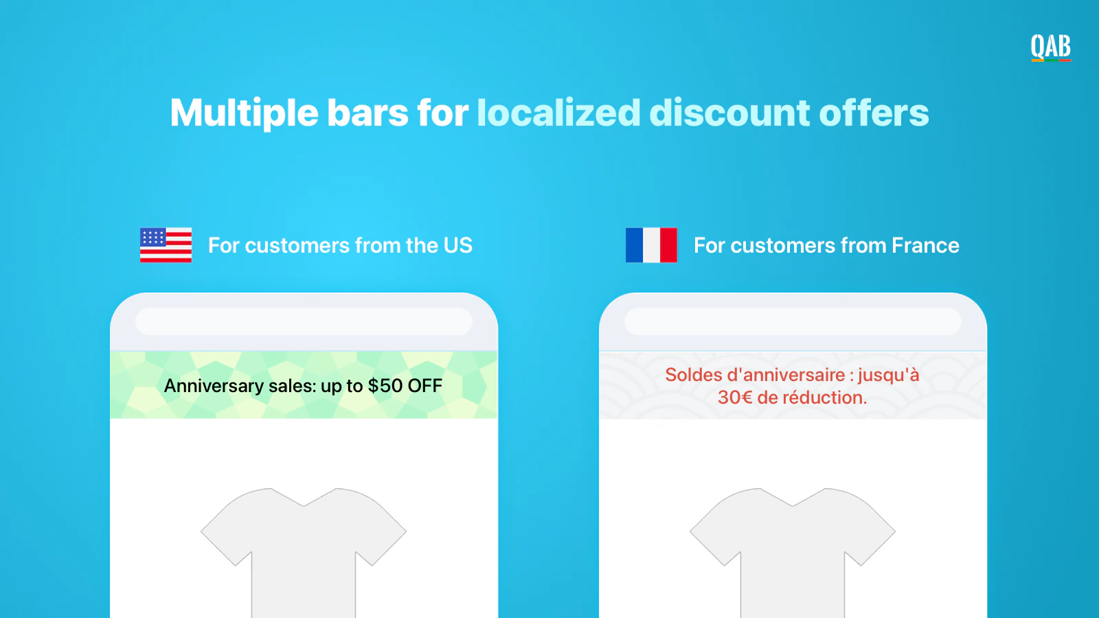 Shopify App, Quick Announcement Bar von Hextom, Benachrichtigung