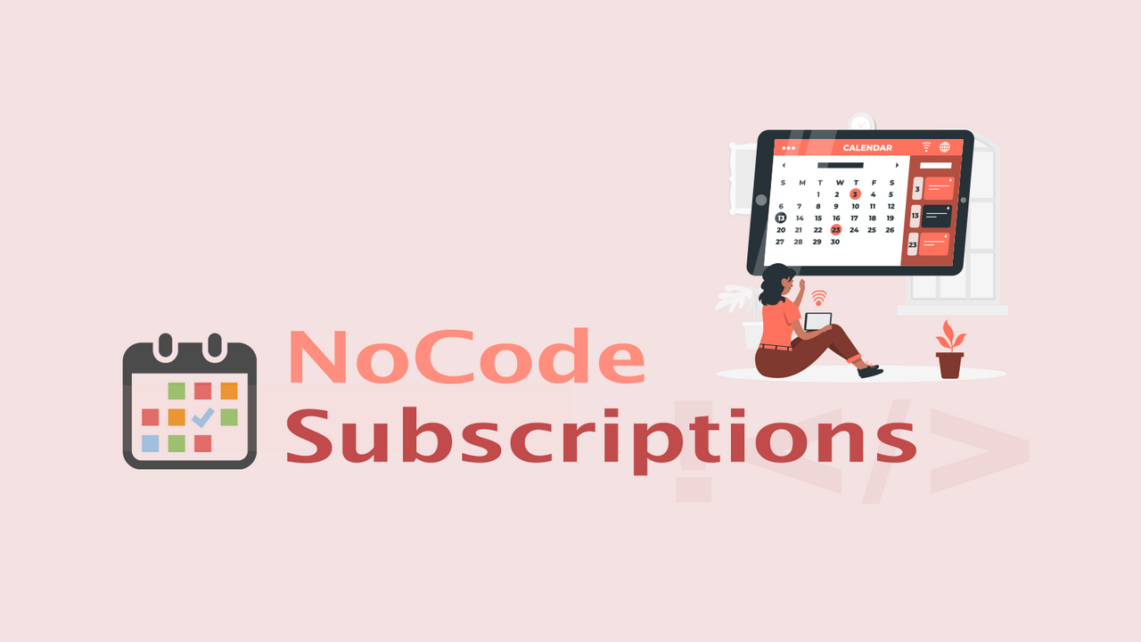 NoCode Subscriptions Screenshot