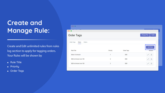 Create and Manage Order Tag Rule