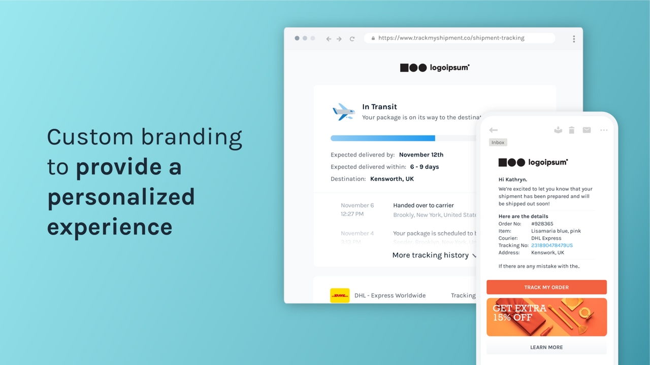 Custom branding for a personalized customer experience