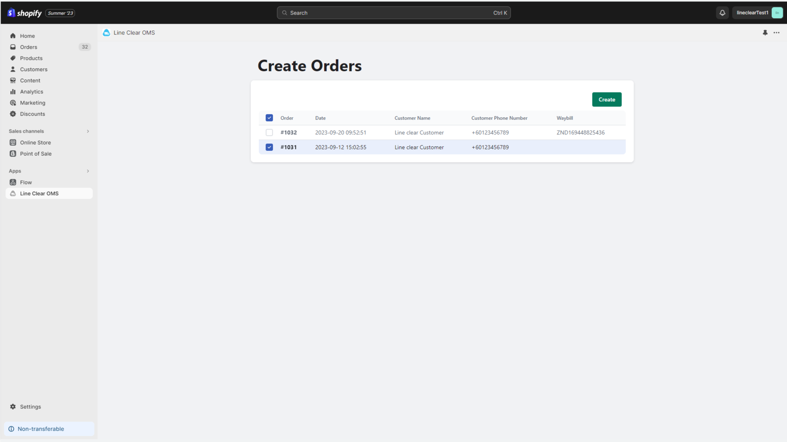 Interface for check if order eligible for create shipment