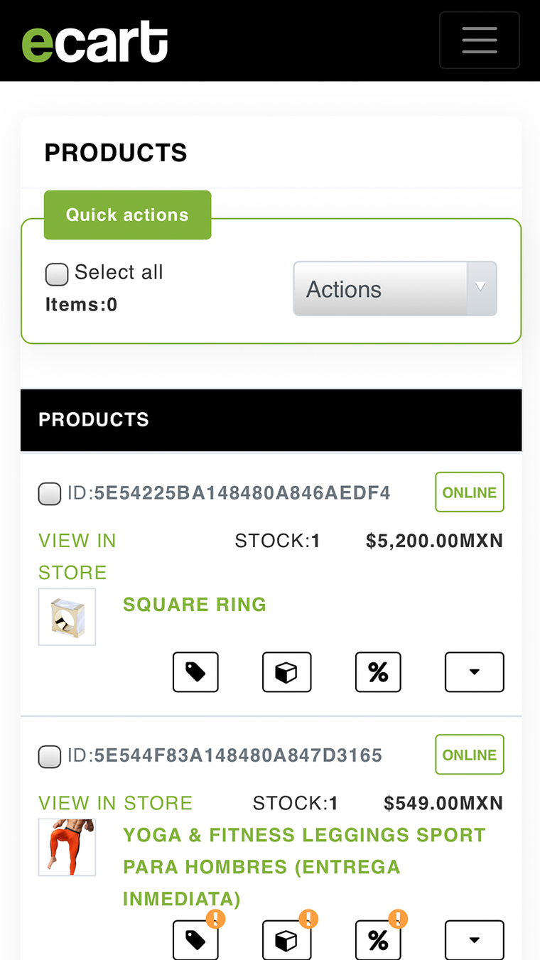 Ecart Marketplace Screenshot