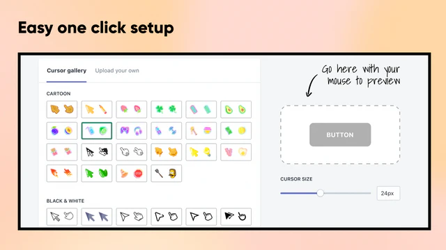 Configuration facile en un clic