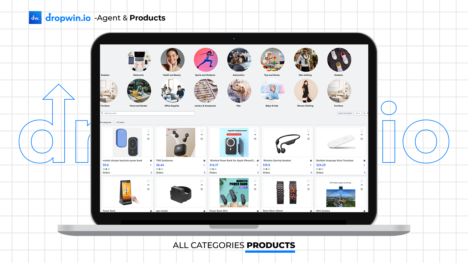 Dropwin ‑ Agent & Products Screenshot