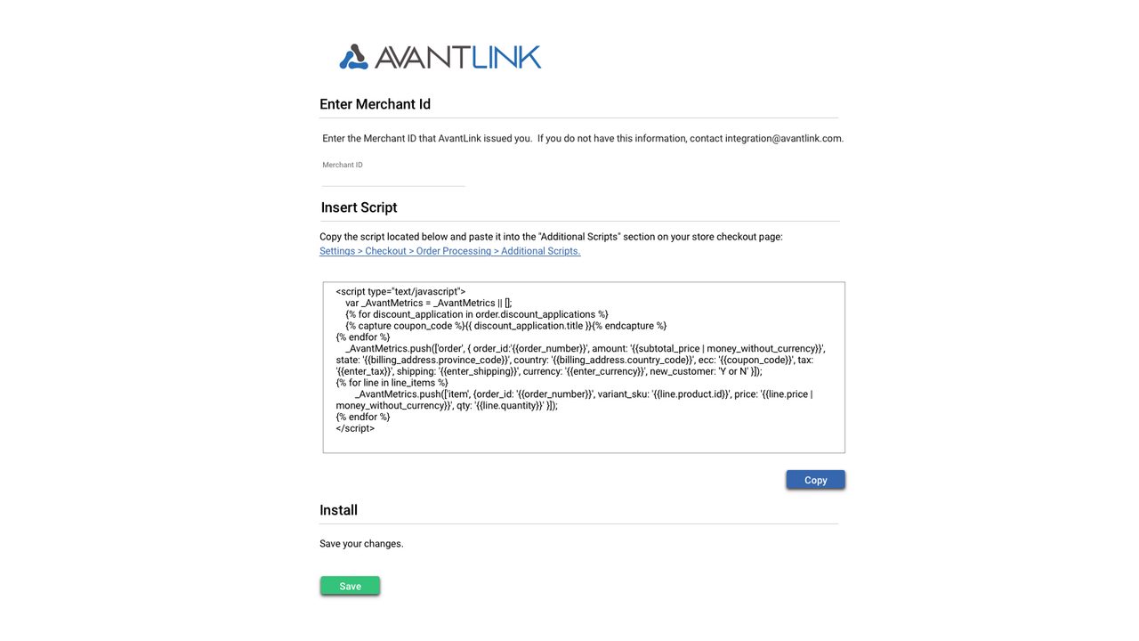 Eenvoudige configuratie