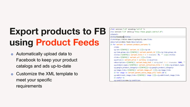 Product feeds