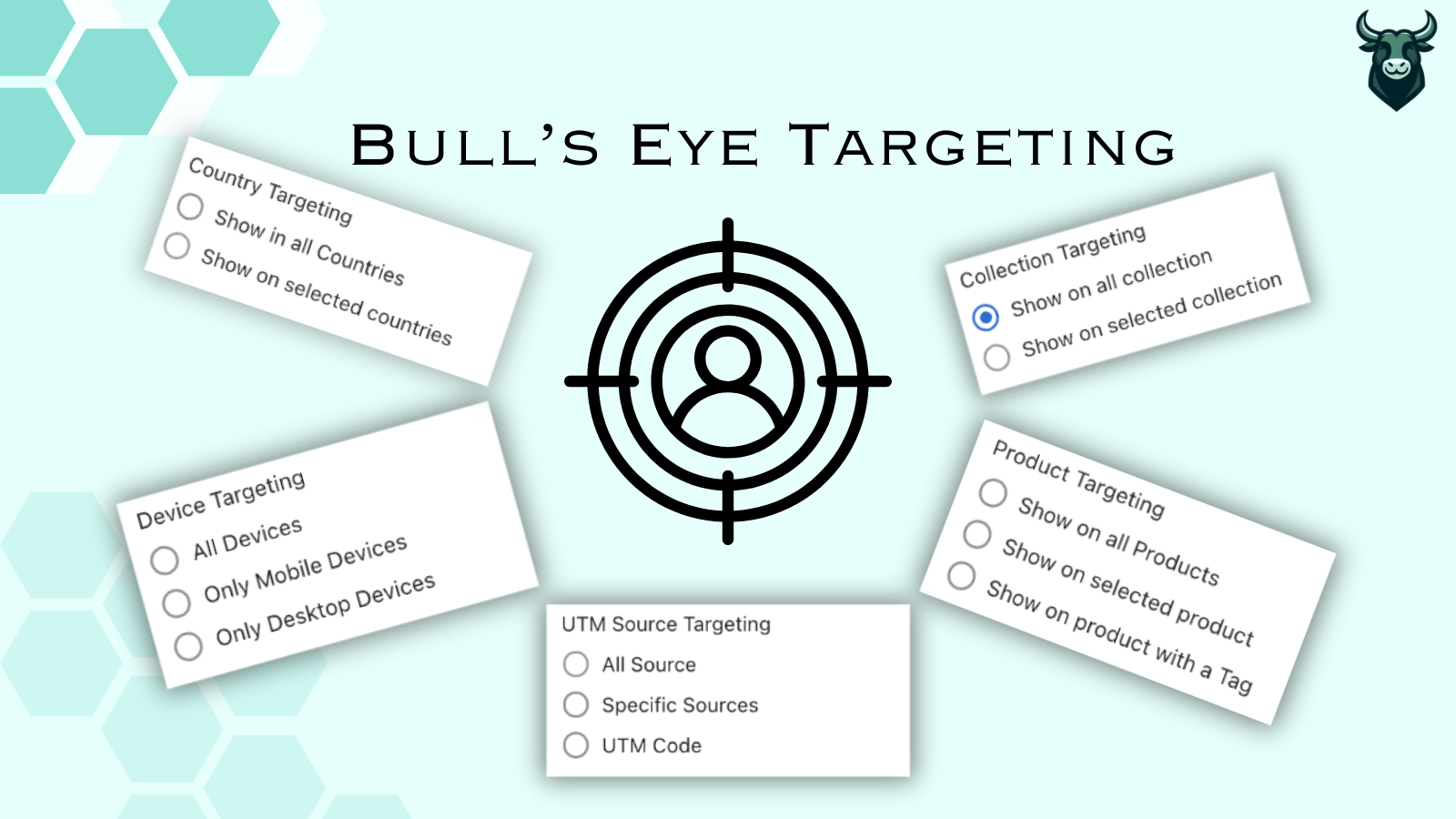 Targeting based on Product Collection Country  Device & UTM Sour