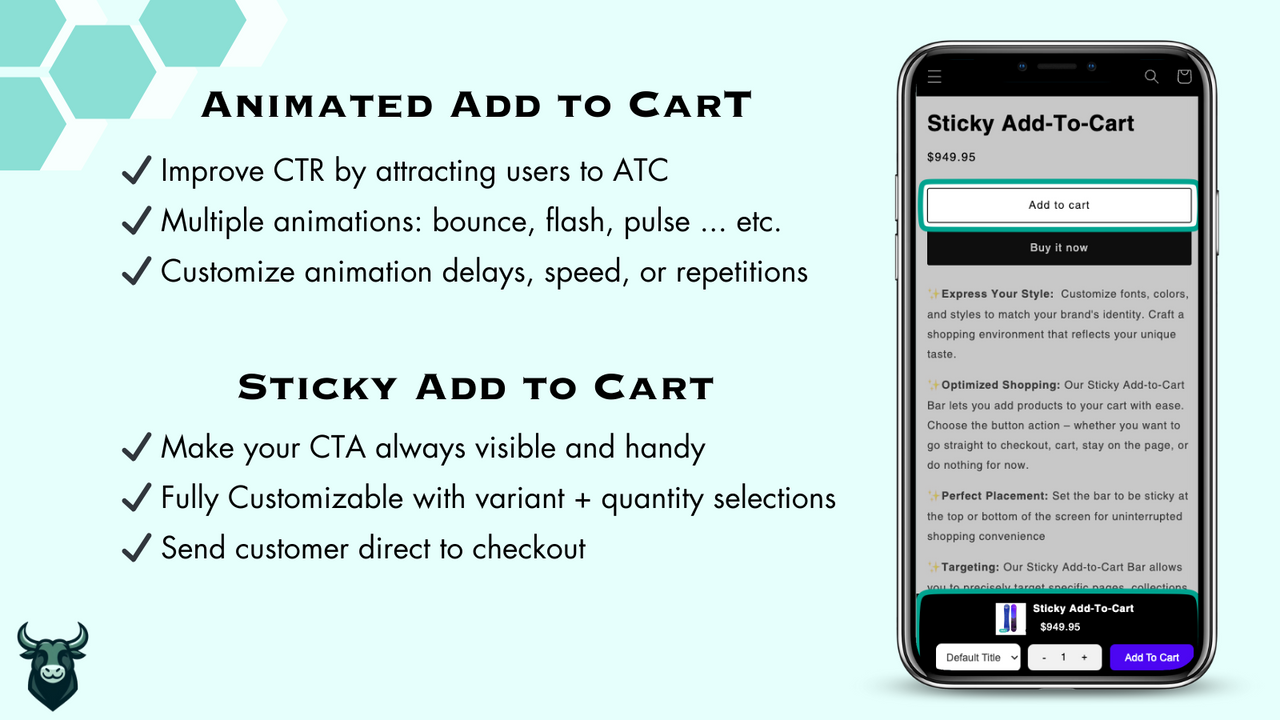 Animated Add to Cart and Sticky Add to Cart