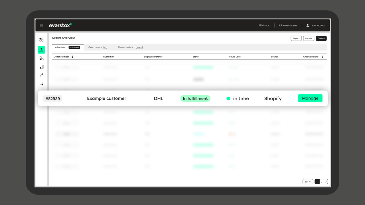 Application d'exécution de commandes : Gérez les commandes, l'inventaire et les retours