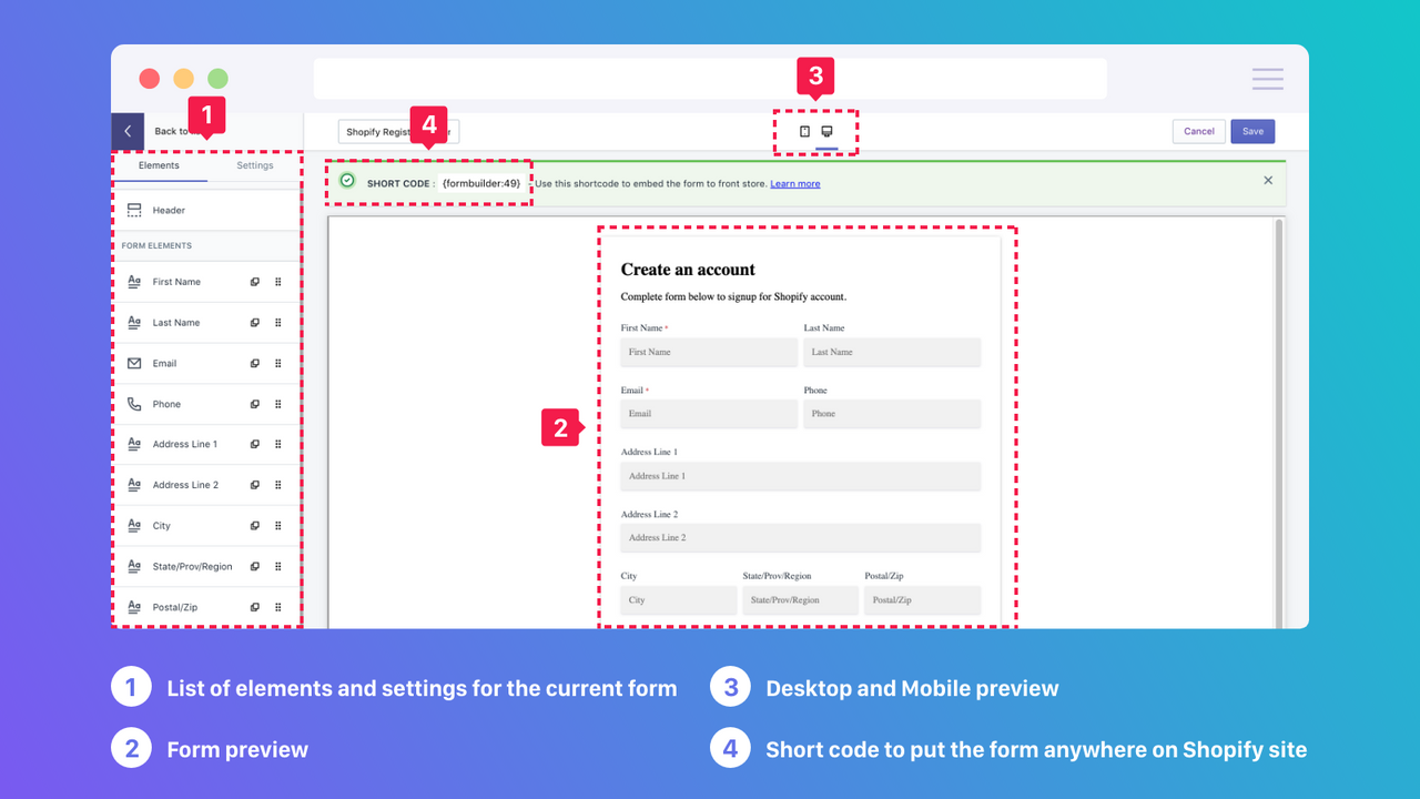 form builder admin