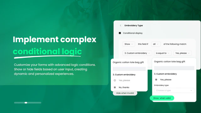 create professional looking forms with no coding