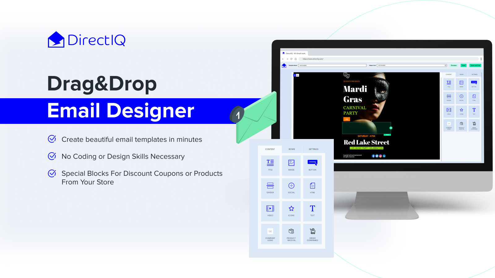 Drag & Drop E-Mail-Designer