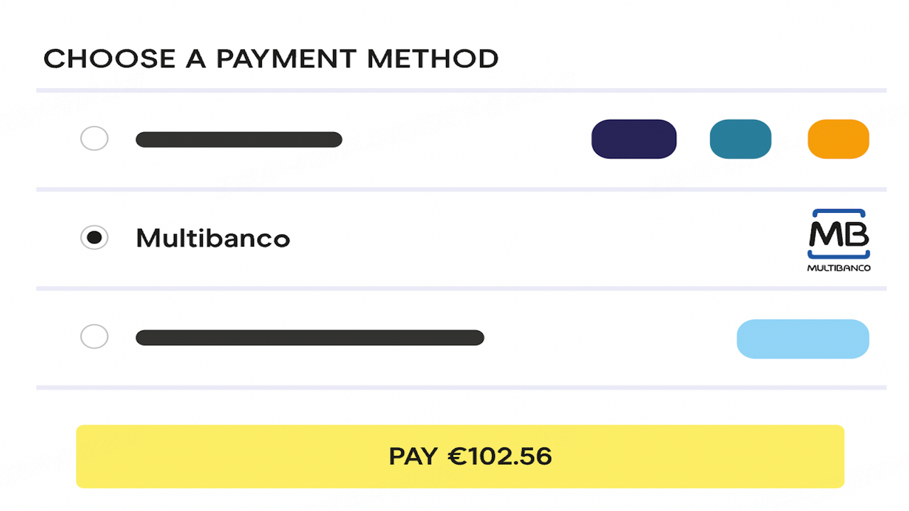 Använda Multibanco som betalningsmetod