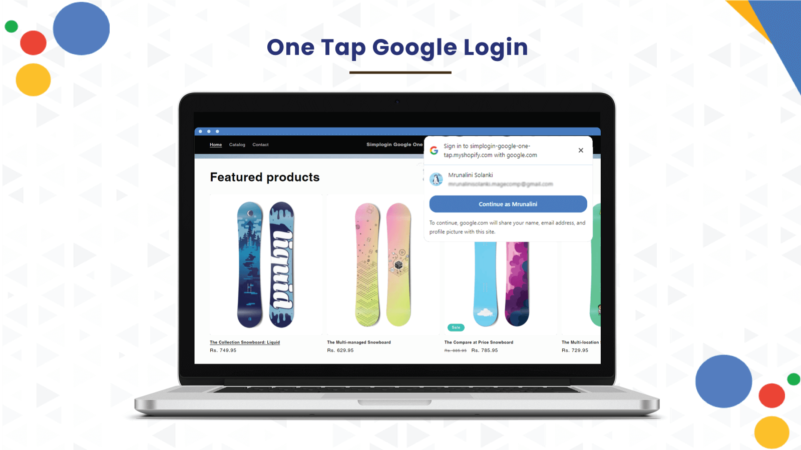 Google Ein-Tap-Login Frontend