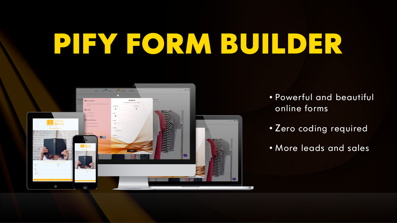 Powerful pify form builder